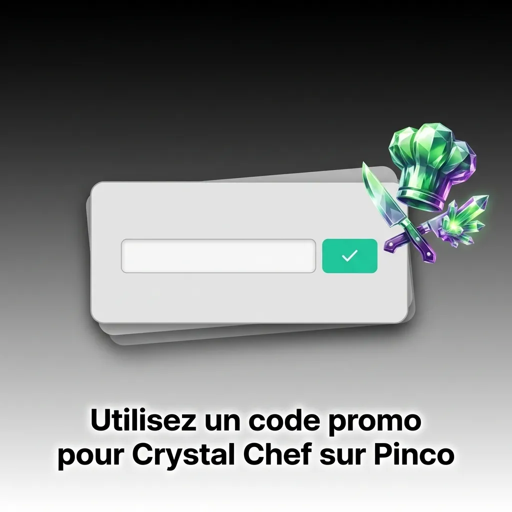 Crystal Chef promo code CHEF250 on Pinco for Canadian players to unlock free spins and bonus credits