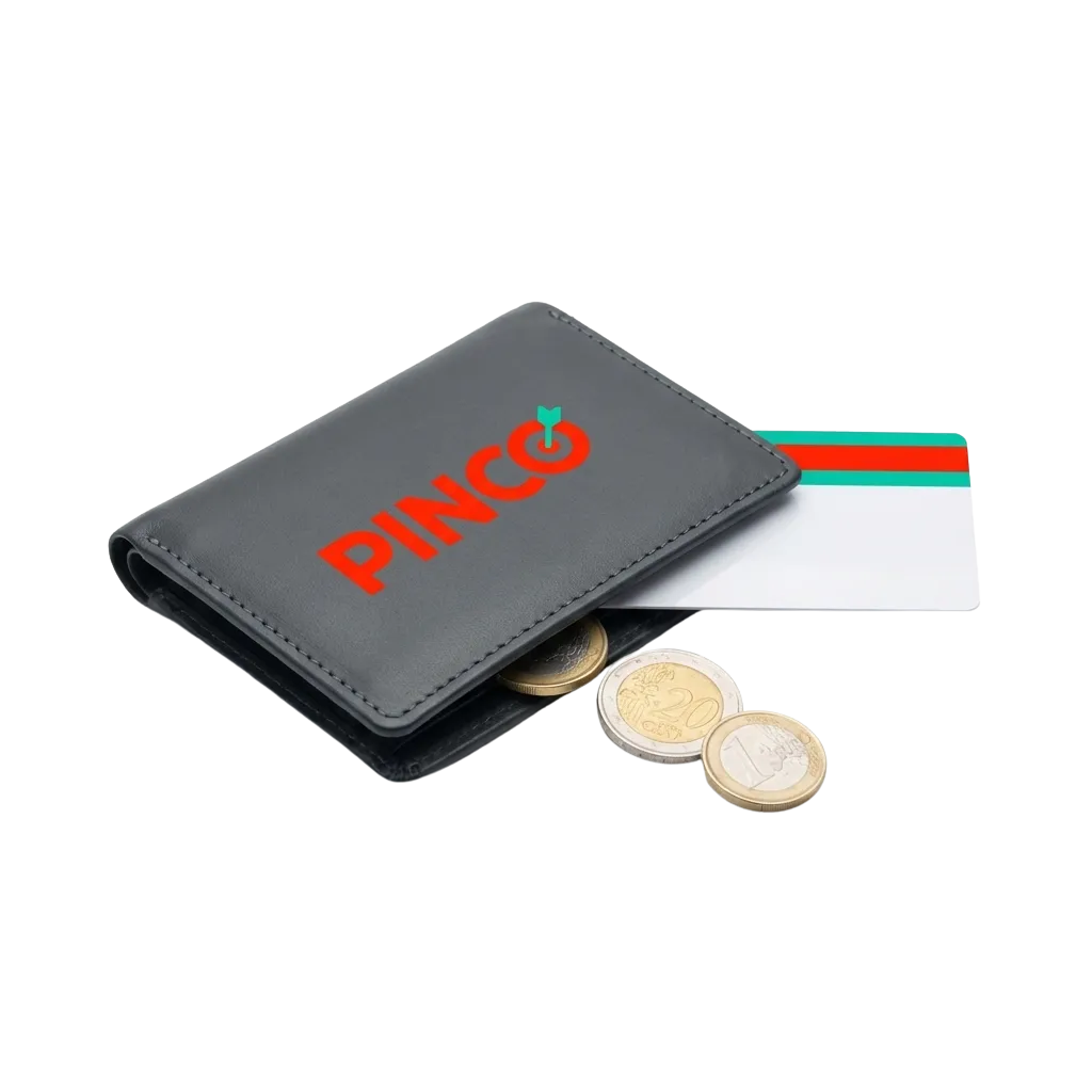 Pinco Canada payment options interface showing Interac, Gigadat, Visa, Mastercard with deposit and withdrawal limits