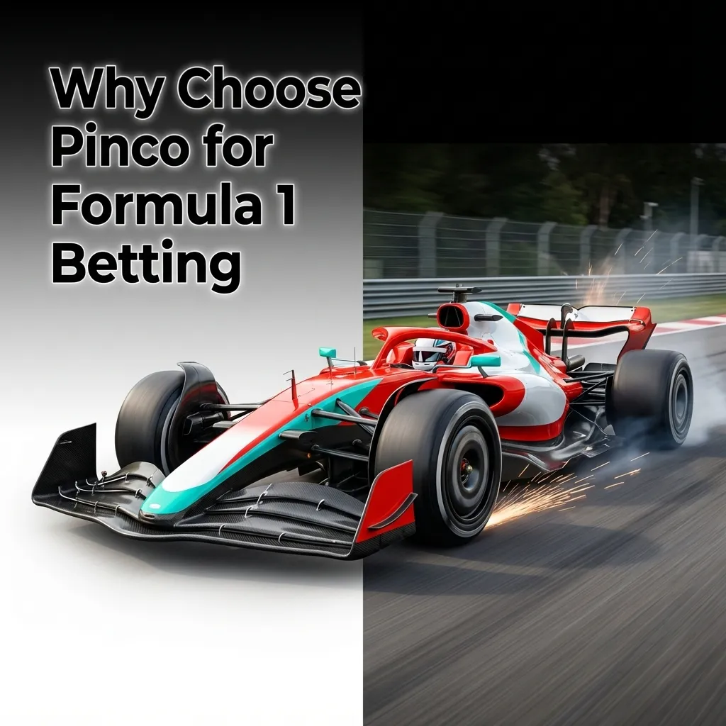 Pinco Formula 1 betting features including live race betting, competitive odds, mobile app, and race weekend specials